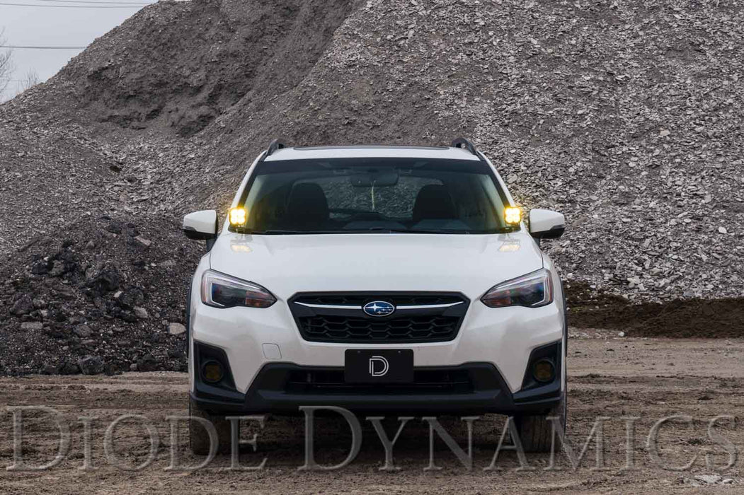 SSC2 LED Ditch Light Kit For 18-21 Subaru Crosstrek Sport Yellow Combo