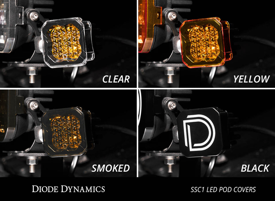 Diode Dynamics - Stage Series C1 LED Pod Cover  Smoked (one)