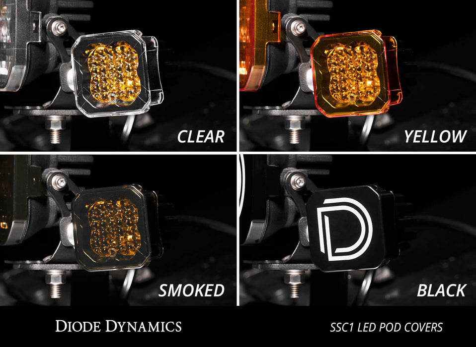 Diode Dynamics - Stage Series C1 LED Pod Cover  Yellow (one)