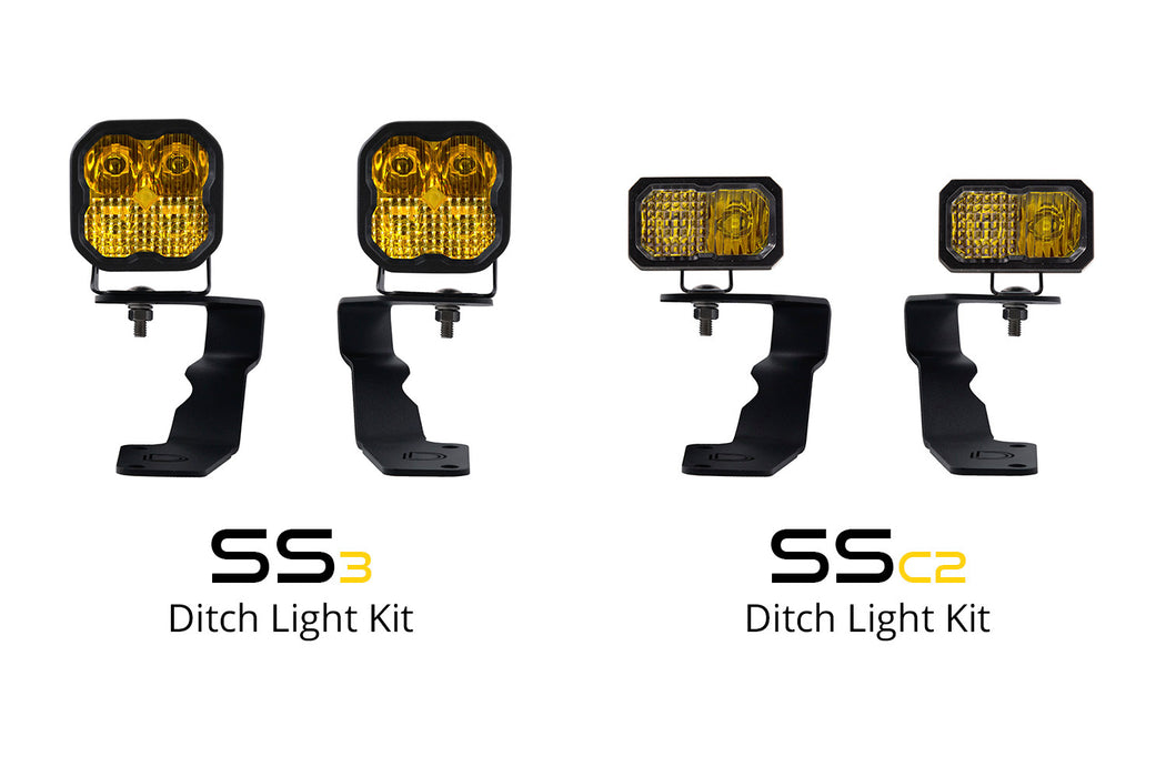 SSC2 LED Ditch Light Kit For 15-21 Subaru WRX/STi Sport White Combo