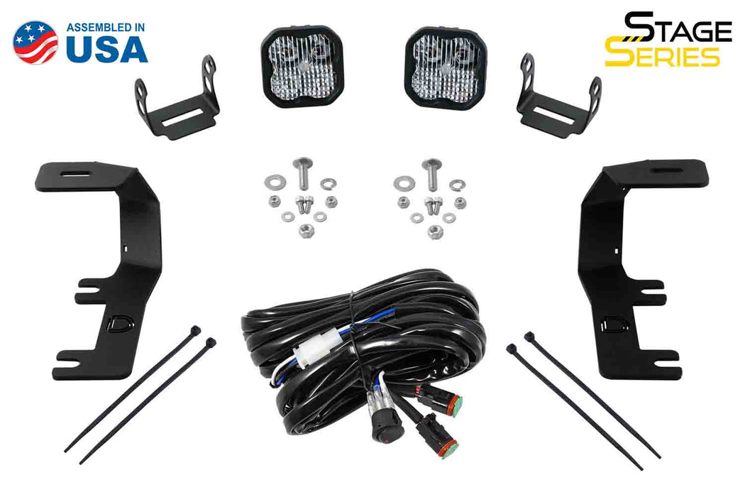SSC2 LED Ditch Light Kit For 2014-2019 Silverado/Sierra Sport Yellow Combo