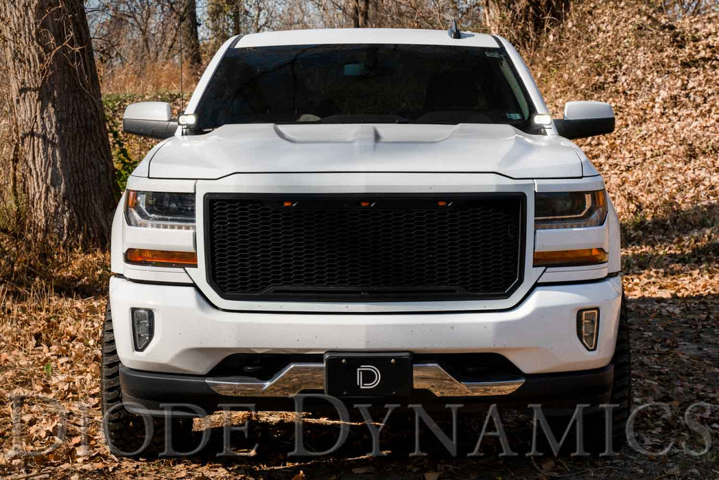 SSC2 LED Ditch Light Kit For 2014-2019 Silverado/Sierra Sport Yellow Combo