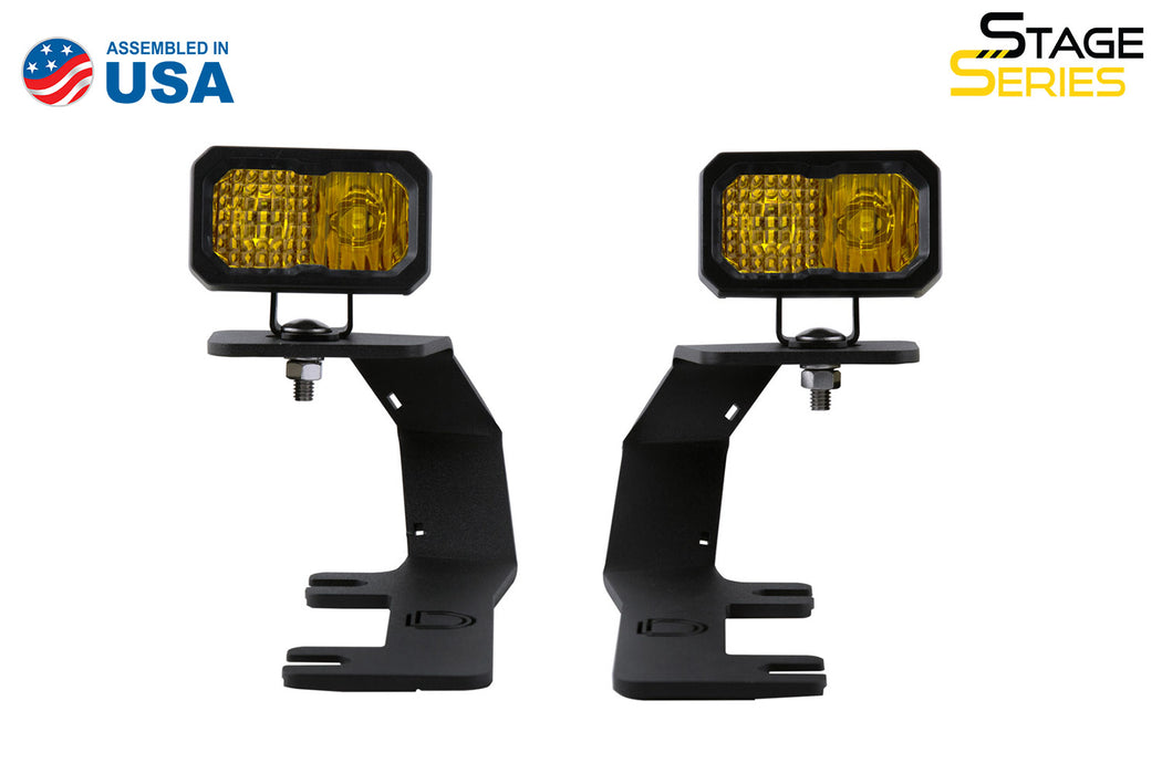 SSC2 LED Ditch Light Kit For 2014-2019 Silverado/Sierra Pro Yellow Combo