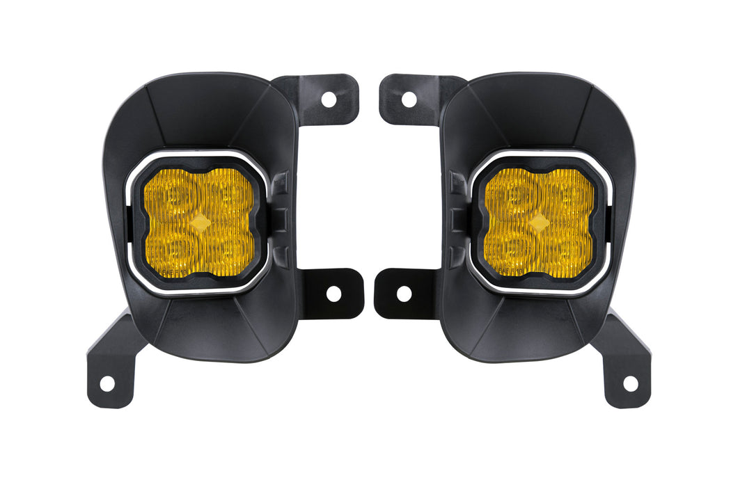 Diode Dynamics - SS3 Ram Vertical LED Fog Light Kit Pro Yellow SAE Fog