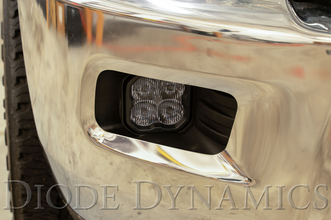 Diode Dynamics - SS3 Ram Horizontal LED Fog Light Kit Pro White SAE Fog