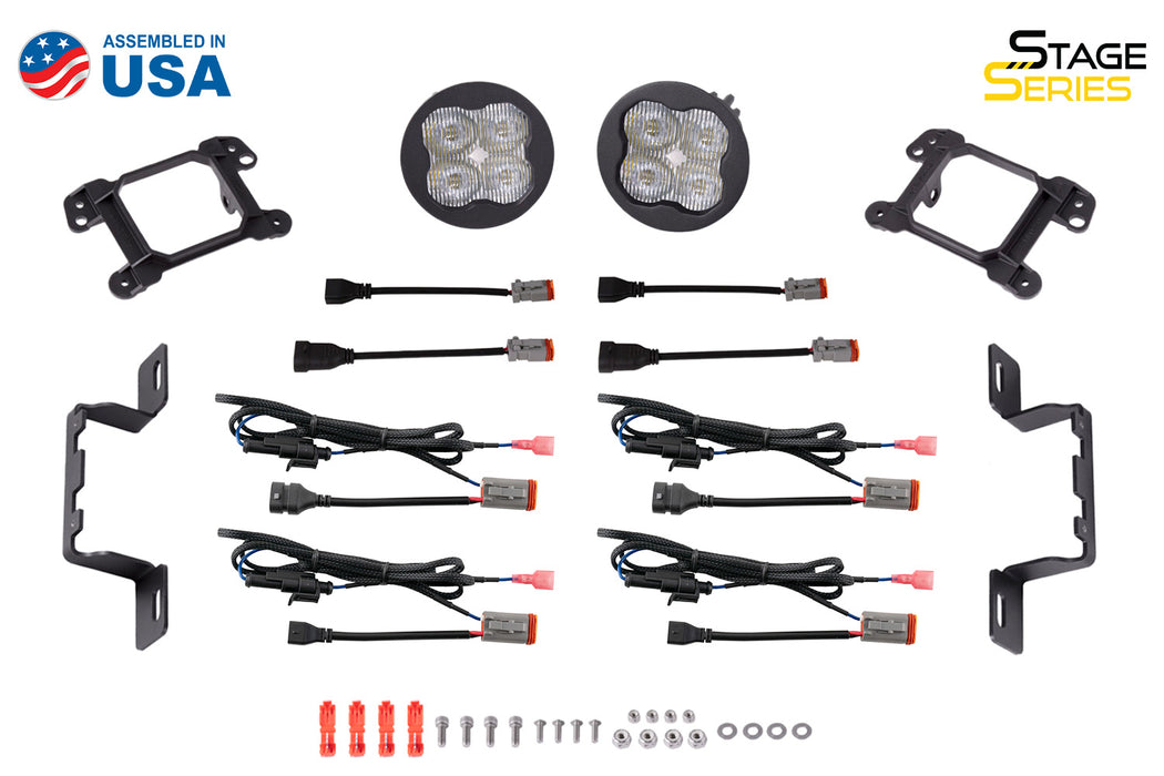 Diode Dynamics - DD6696 - SS3 LED Pod Max Type MR Kit White SAE Fog