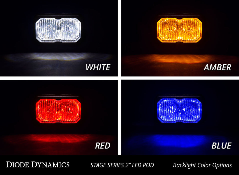 Diode Dynamcs - Stage Series 2in LED Pod Pro White Combo Flush WBL (single)