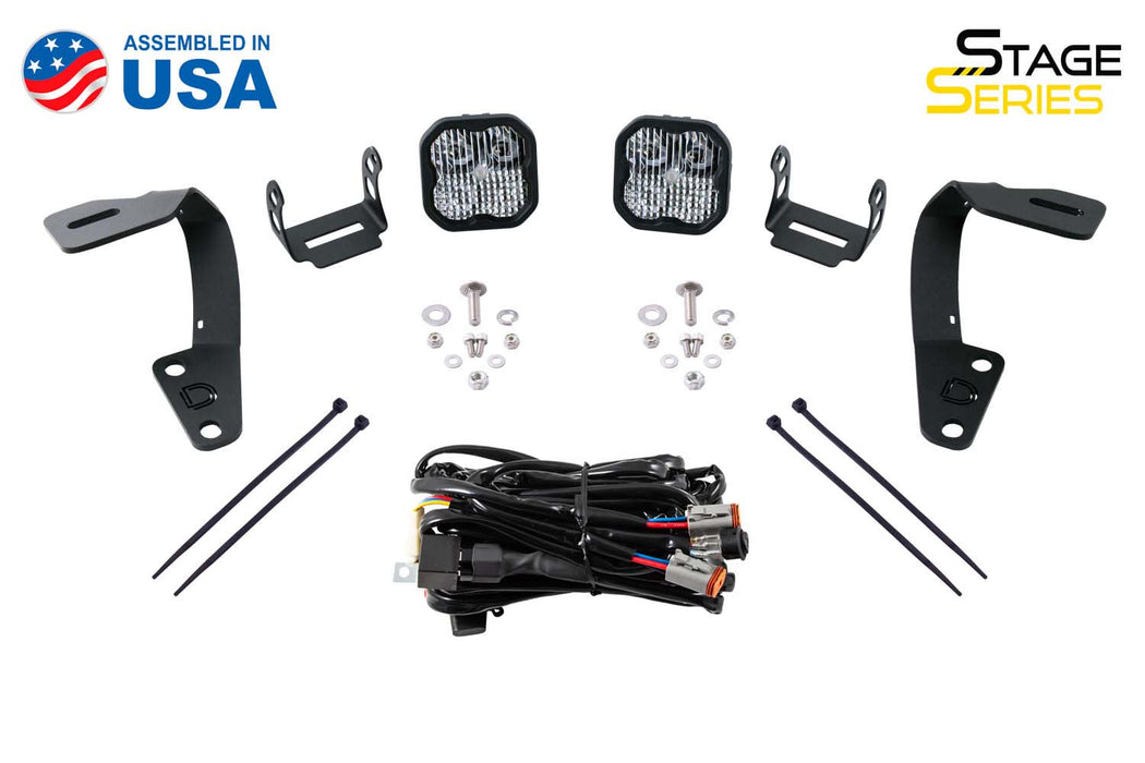 SS3 LED Ditch Light Kit For 2010-2021 Toyota 4Runner Pro White Combo