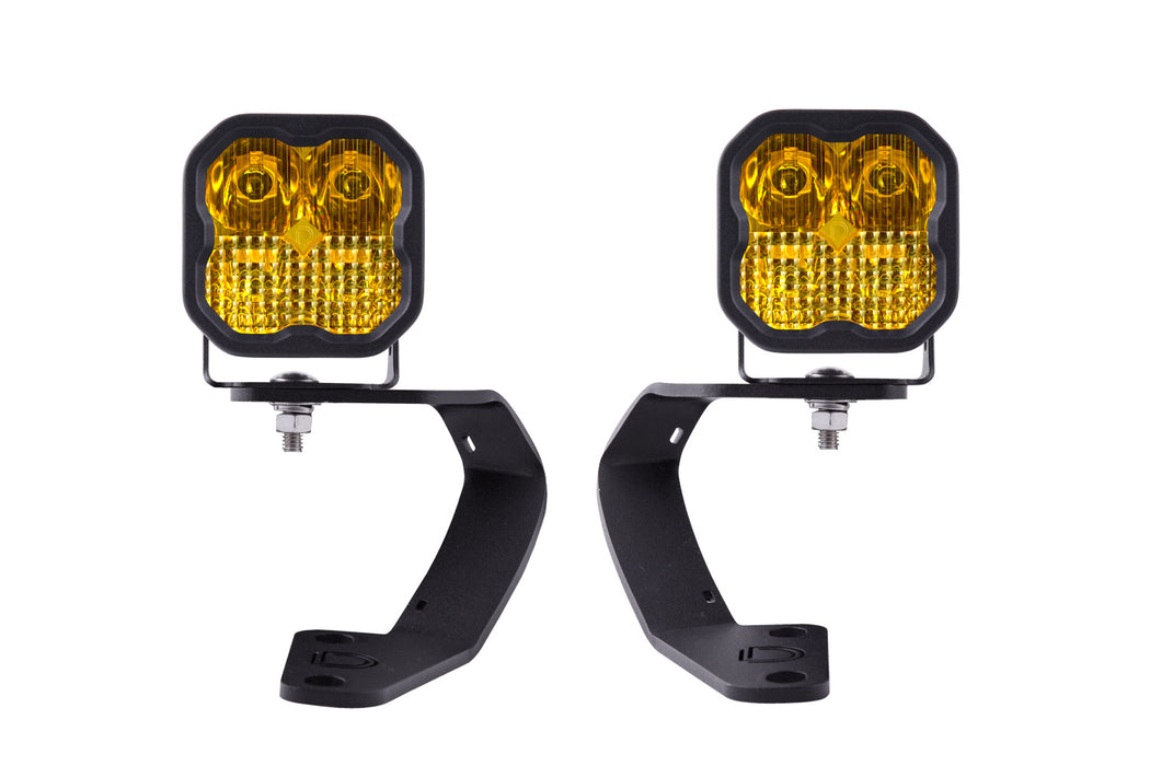 SS3 LED Ditch Light Kit For 2010-2021 Toyota 4Runner Pro Yellow Combo