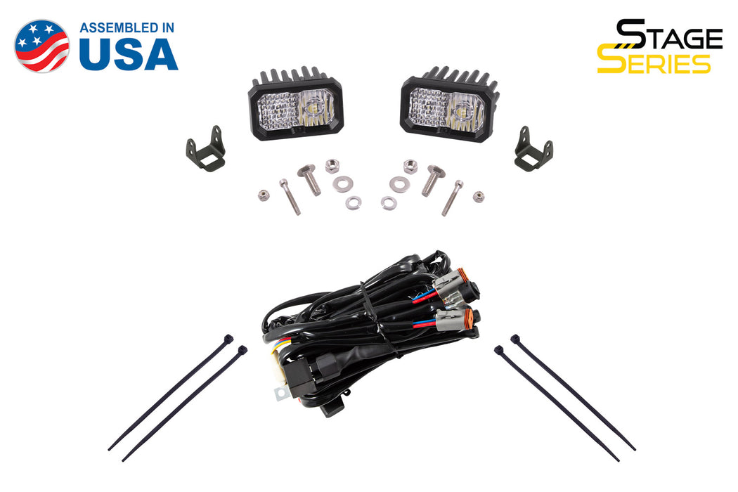 SSC2 LED Ditch Light Kit For 2010-2021 Toyota 4Runner Sport White Combo