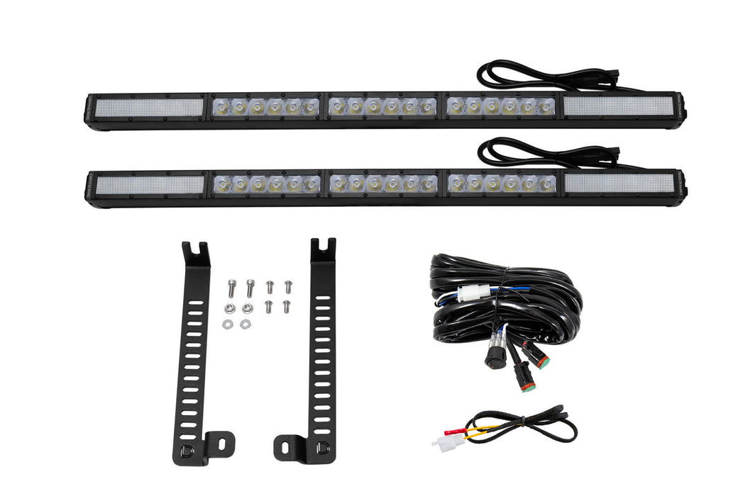 SS30 Single Stealth Lightbar Kit For 2014-2019 Toyota 4Runner White Driving