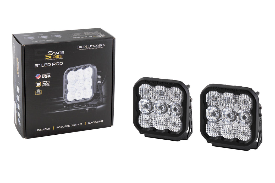 Diode Dynamics - SS5 LED Pod Pro White Combo (pair)