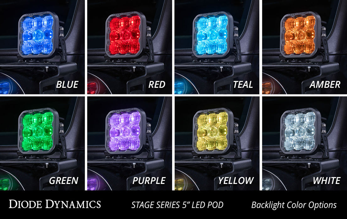 Diode Dynamics - SS5 LED Pod Pro White Combo (pair)