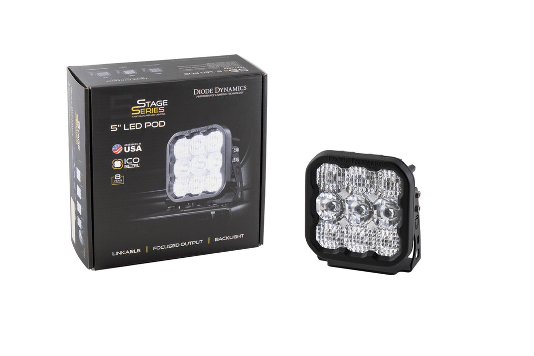 Diode Dynamics - SS5 LED Pod Pro White Combo (single)