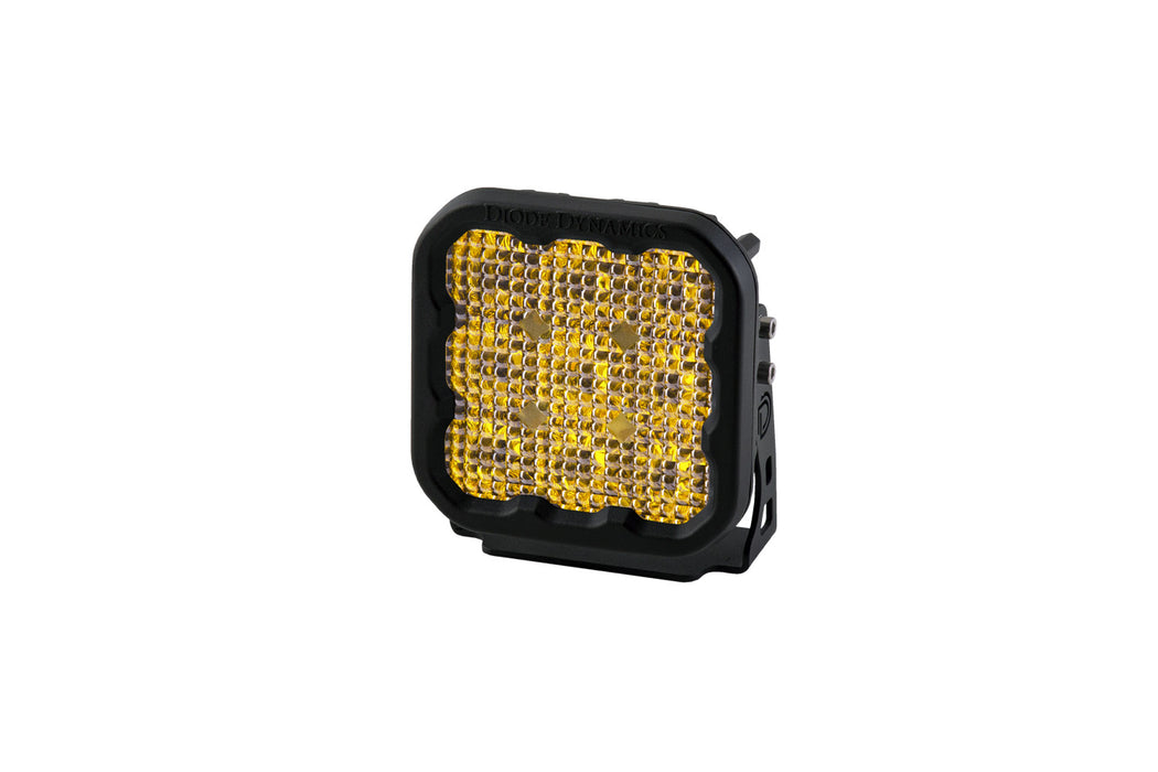 Diode Dynamics - SS5 LED Pod Pro Yellow Flood (single)