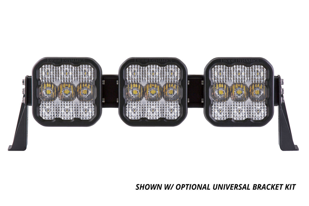 Diode Dynamics - SS5 Sport Universal CrossLink 3-Pod Lightbar White Combo