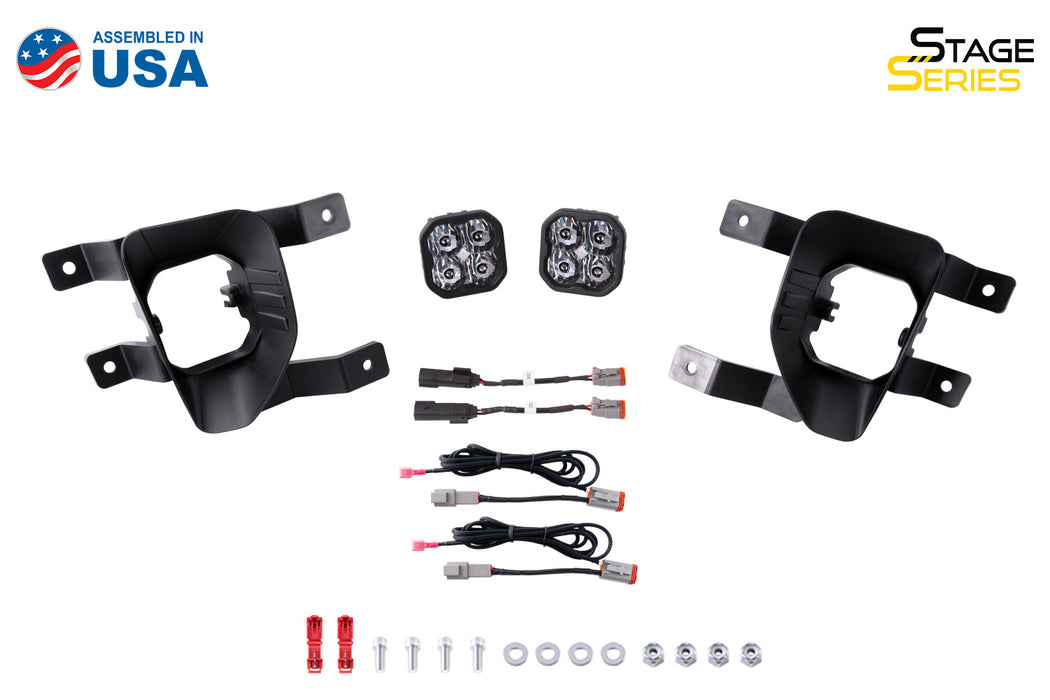 Diode Dynamics - SS3 Type SV1 LED Fog Light Kit Max White SAE Fog