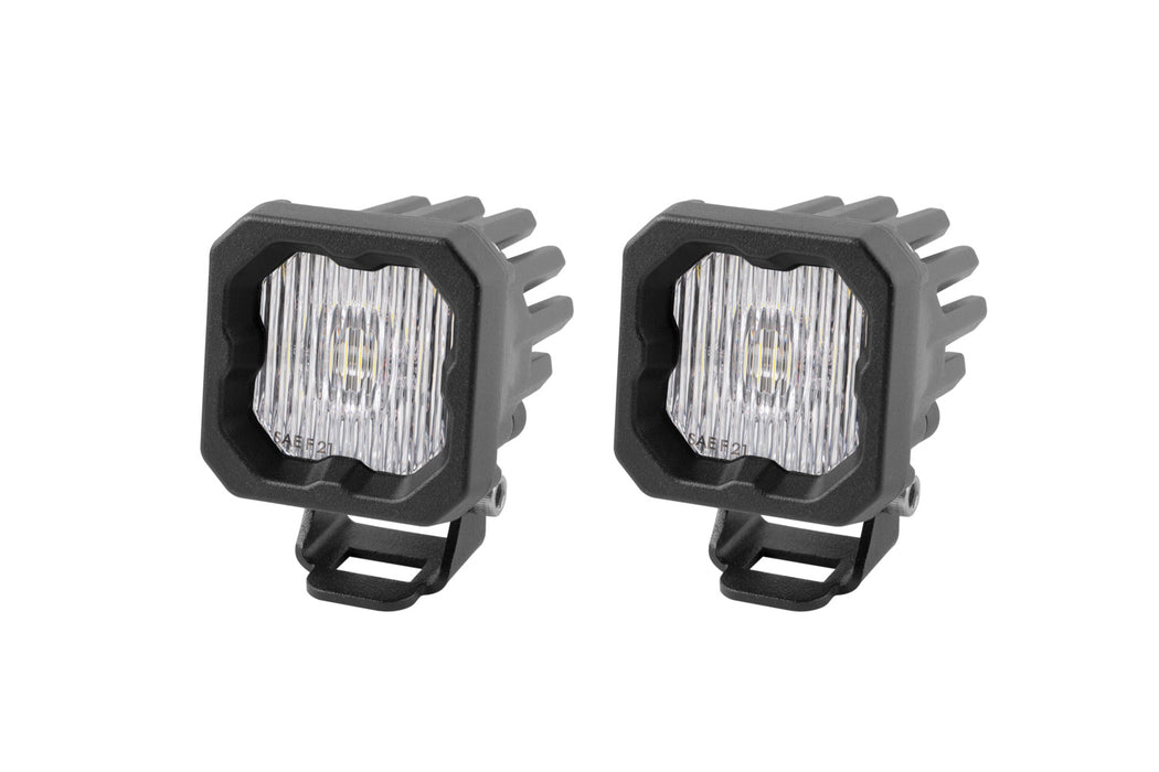 Diode Dynamics - Stage Series C1 LED Pod White SAE Fog Standard WBL (pair)