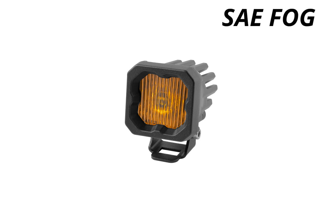 Diode Dynamics - Stage Series C1 LED Pod Yellow SAE Fog Standard ABL (one)