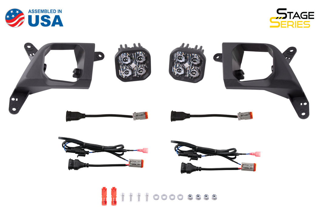 Diode Dynamics - SS3 Max Type SV2 Kit ABL Yellow SAE Fog