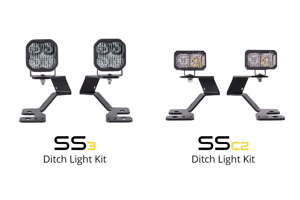 Diode Dynamics - SS3 LED Ditch Light Kit For 2021 Ford Bronco Sport  Pro White Combo