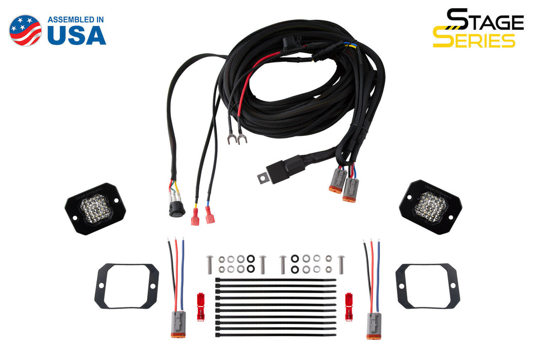 Diode Dynamics - Stage Series Flush Mount Reverse Light Kit C2 Pro