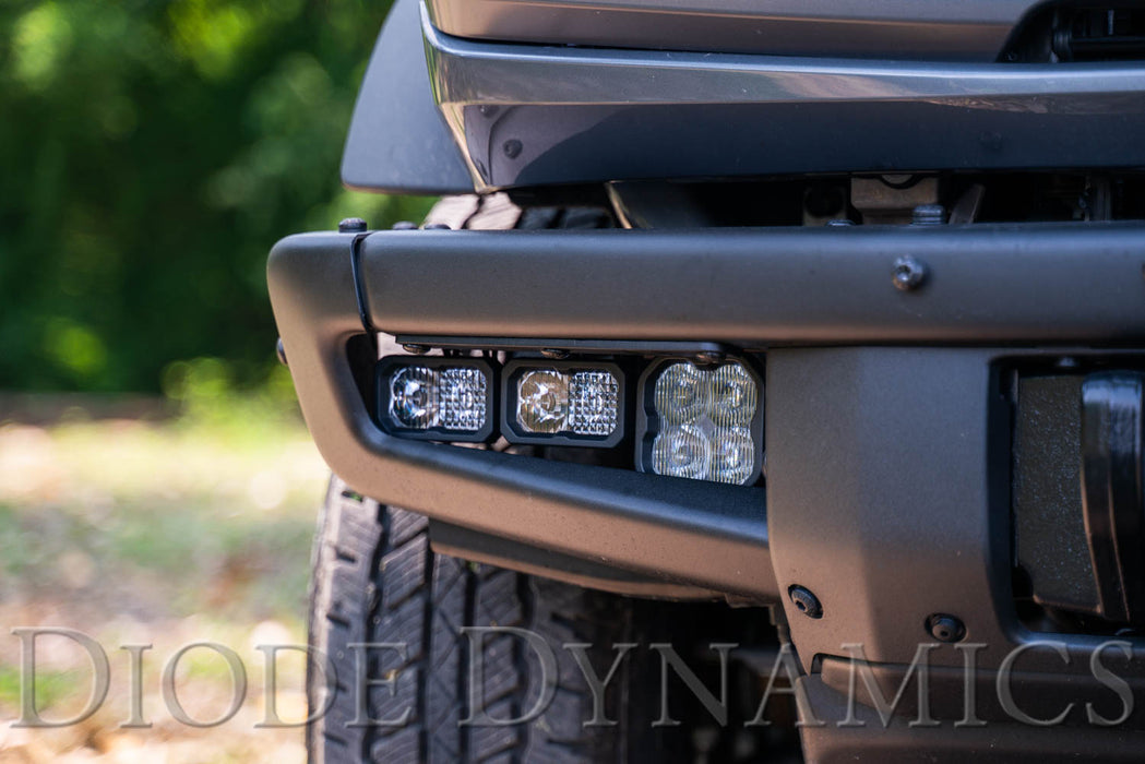 Diode Dynamics - Stage Series Fog Pocket Kit For 2021 Ford Bronco  White Pro