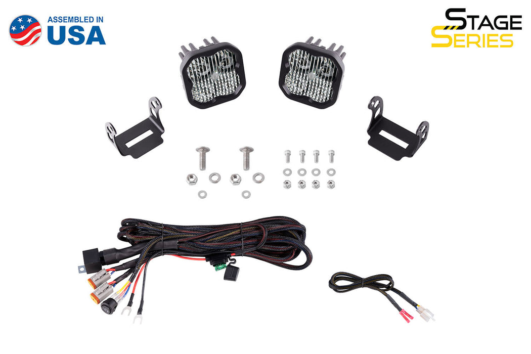 Diode Dynamics - SS3 LED Ditch Light Kit For 2021 Ford Bronco  Pro White Combo