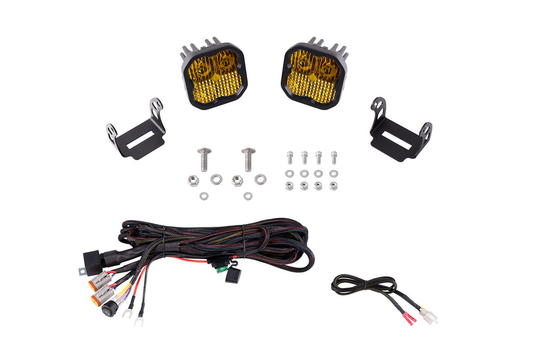 Diode Dynamics - SS3 LED Ditch Light Kit For 2021 Ford Bronco  Pro Yellow Combo