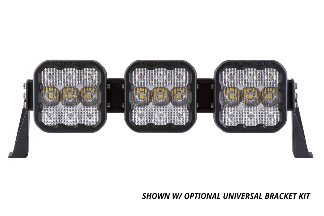 Diode Dynamics - SS5 Sport Universal CrossLink 3-Pod Lightbar White Driving