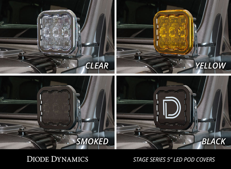 Diode Dynamics - SS5 LED Pod Cover  Smoked (one)