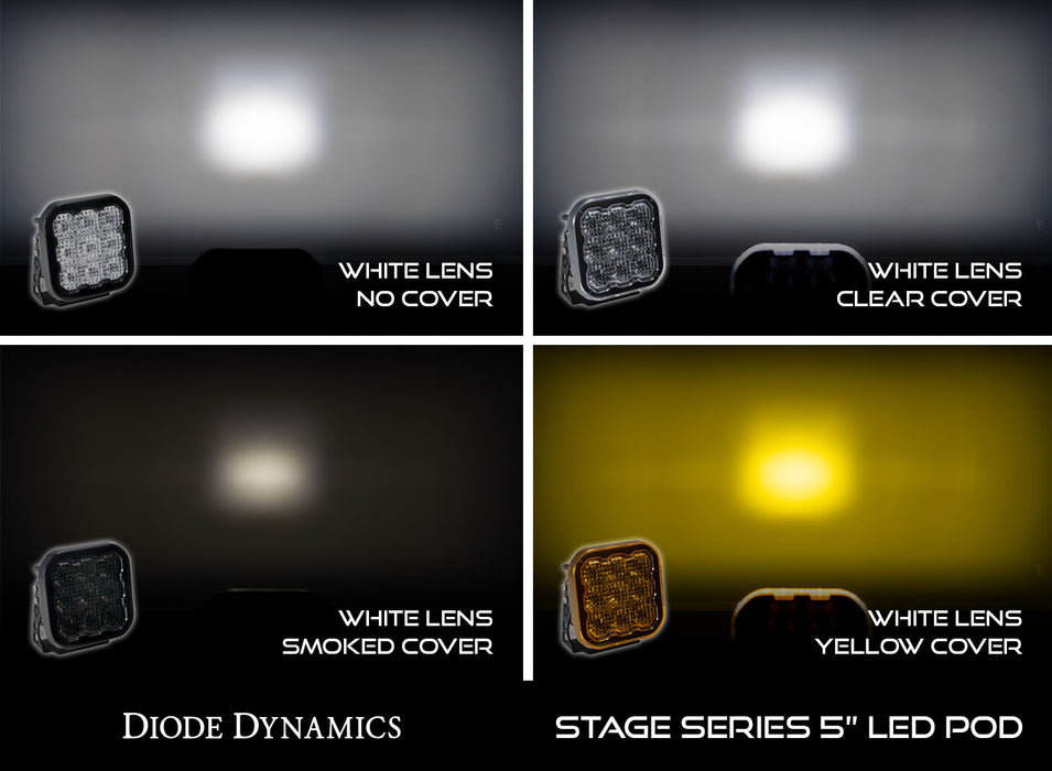 Diode Dynamics - SS5 LED Pod Cover  Smoked (one)