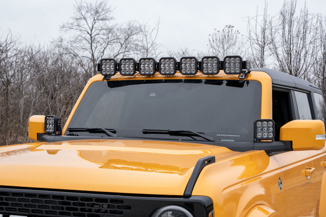 Diode Dynamics - Bronco SS5 Sport CrossLink Windshield Yellow Combo Lightbar Kit