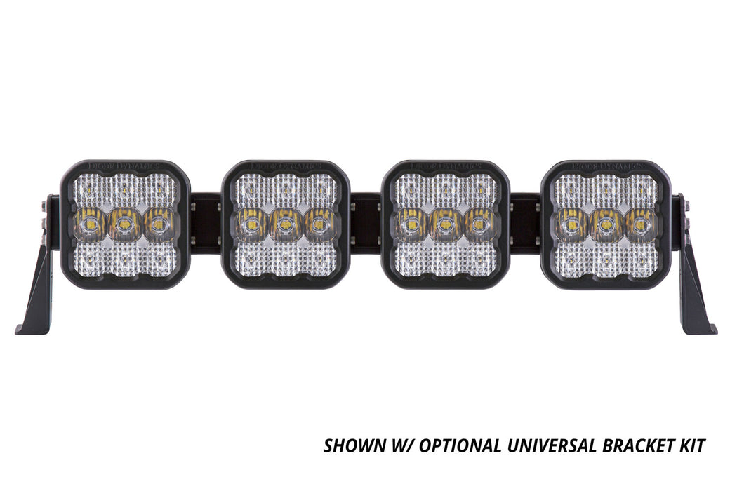 Diode Dynamics - SS5 Pro Universal CrossLink 4-Pod Lightbar White Combo