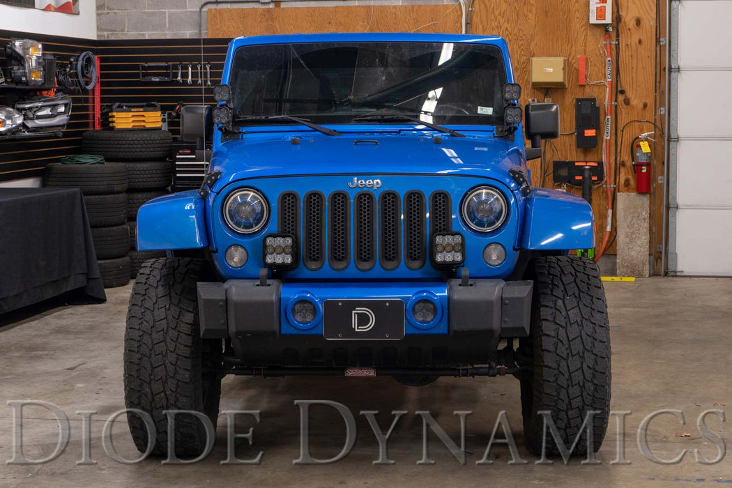 Diode Dynamics - Jeep JK SS5 CrossLink Bumper Lightbar Kit  Pro Combo