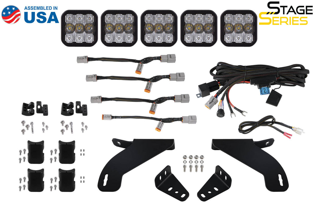 SS5 Grille CrossLink Lightbar Kit For 2021-2022 Ford F-150 Pro White Combo