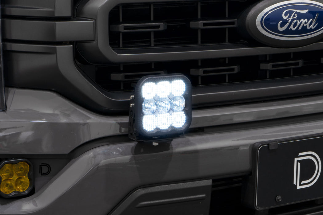 SS5 Bumper LED Pod Light Kit For 2021-2022 Ford F-150 Sport Yellow Driving