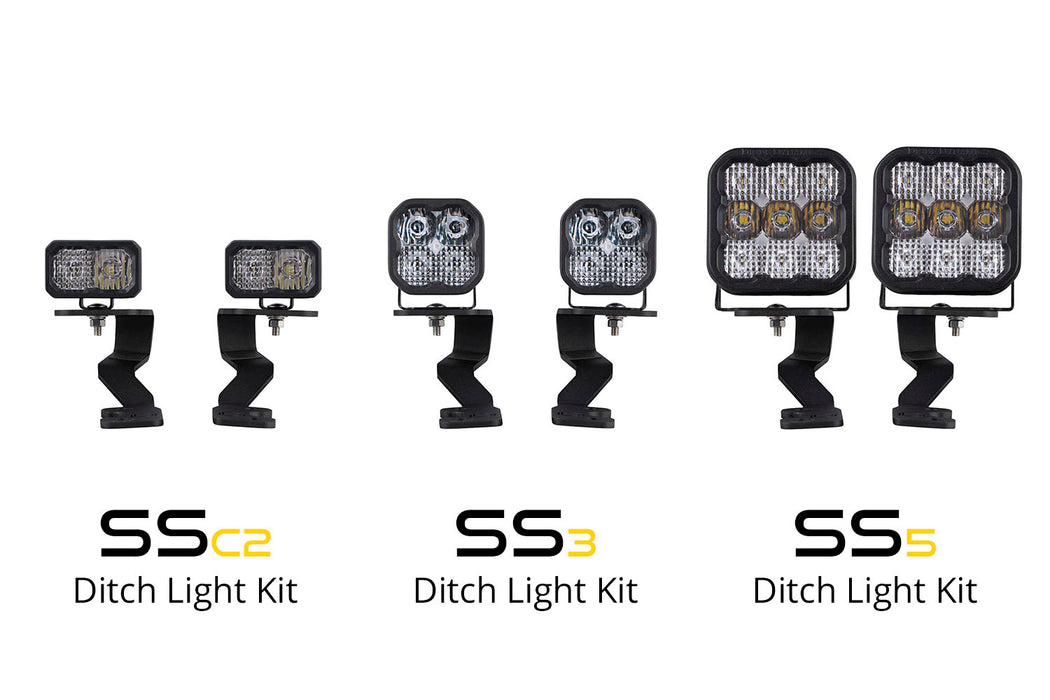 Diode Dynamics - Stage Series Ditch Light Kit For 2022+ Toyota Tundra C2 Pro White Combo