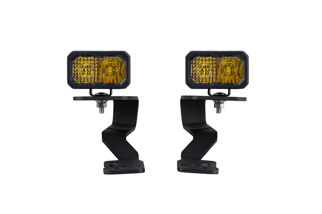 Diode Dynamics - Stage Series Ditch Light Kit For 2022+ Toyota Tundra C2 Pro Yellow Combo