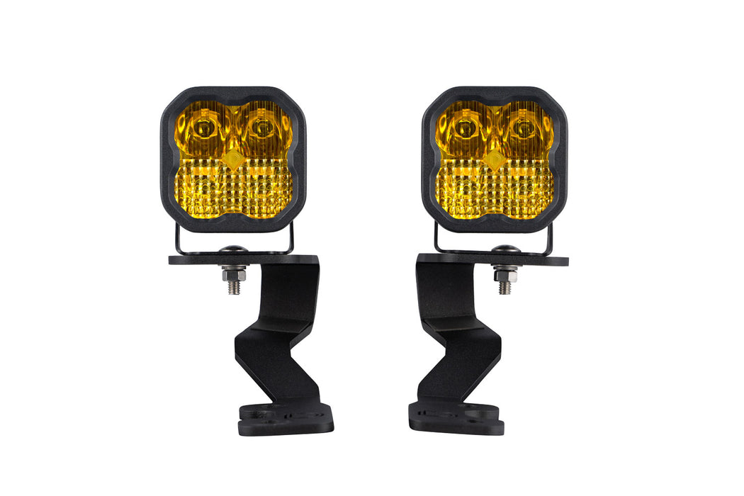 Diode Dynamics - Stage Series Ditch Light Kit For 2022+ Toyota Tundra SS3 Pro Yellow Combo