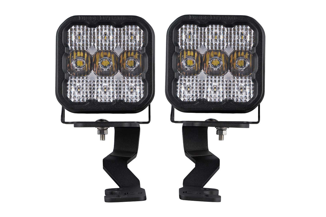 Diode Dynamics - Stage Series Ditch Light Kit For 2022+ Toyota Tundra SS5 Pro White Combo