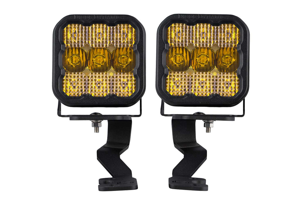 Diode Dynamics - Stage Series Ditch Light Kit For 2022+ Toyota Tundra SS5 Pro Yellow Combo