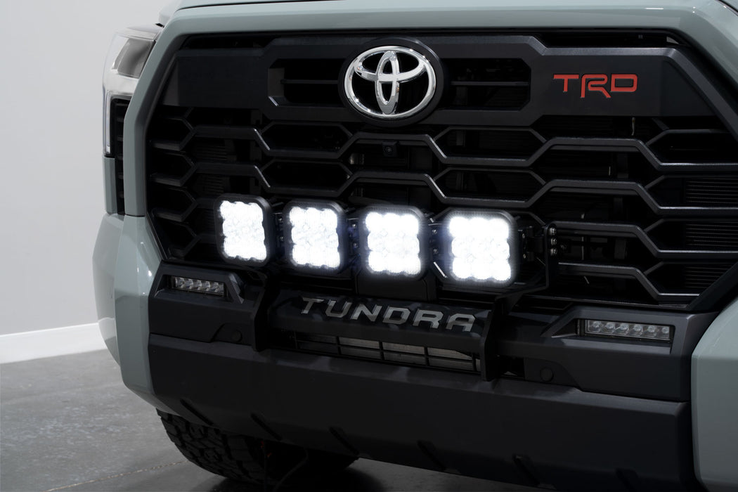 Diode Dynamics - SS5 Grille CrossLink Lightbar Kit For 2022+ Toyota Tundra Sport Yellow Combo