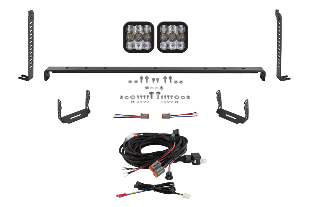 Diode Dynamics - SS5 Stealth LED 2-Pod Kit For 2014-2023 Toyota 4Runner Pro White Combo