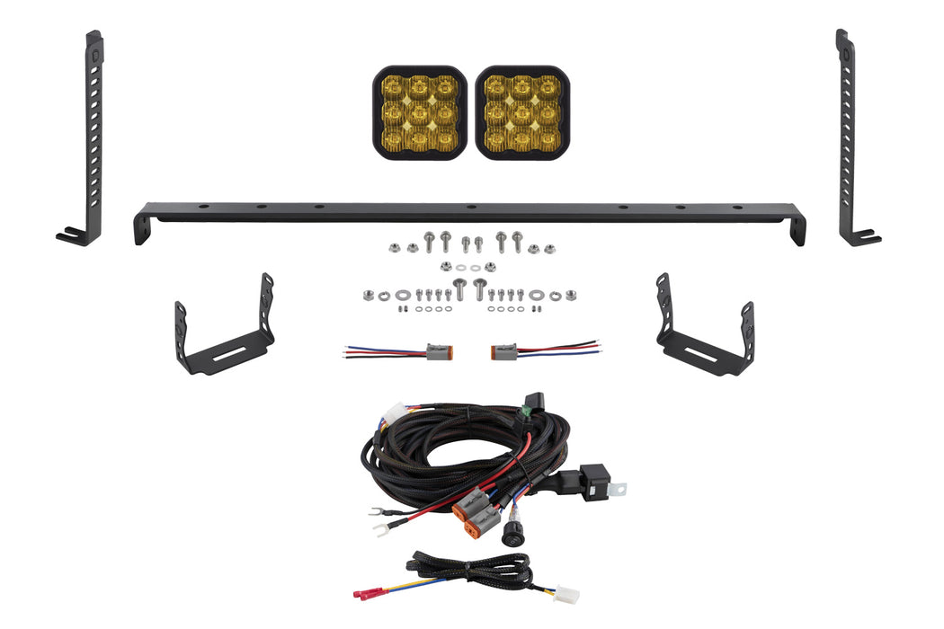 Diode Dynamics - SS5 Stealth LED 2-Pod Kit For 2014-2023 Toyota 4Runner Pro Yellow Driving