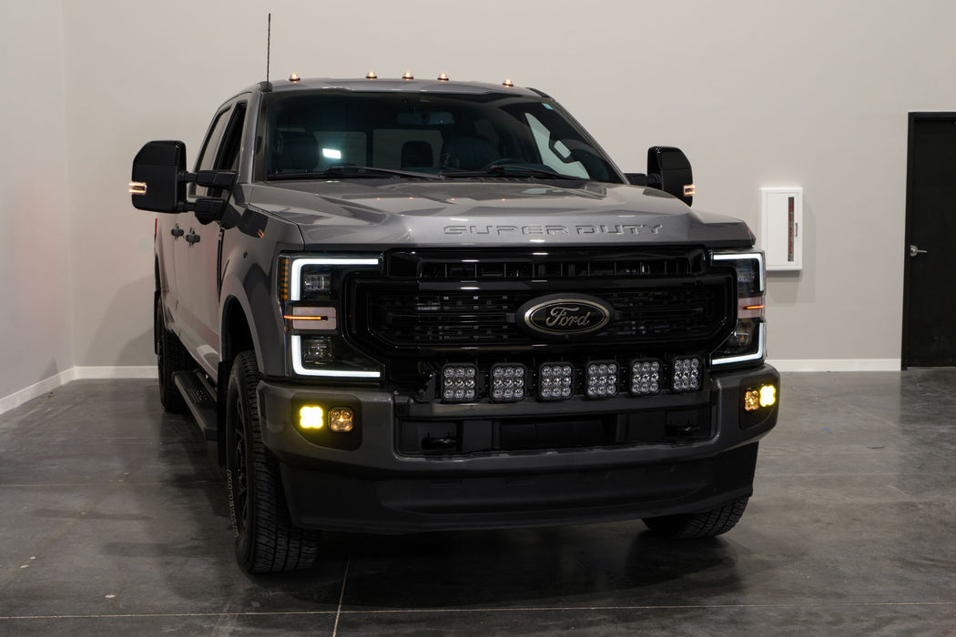 Diode Dynamics - SS3 LED Fog Pocket Kit For 2020-2022 Ford Super Duty White Pro