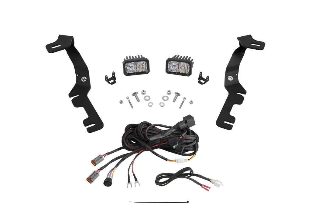 Diode Dynamics - Stage Series Ditch Light Kit For 2019+ Ram C2 Pro White Combo