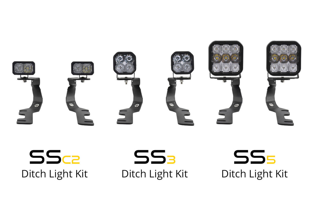 Diode Dynamics - Stage Series Ditch Light Kit For 2019+ Ram C2 Pro White Combo