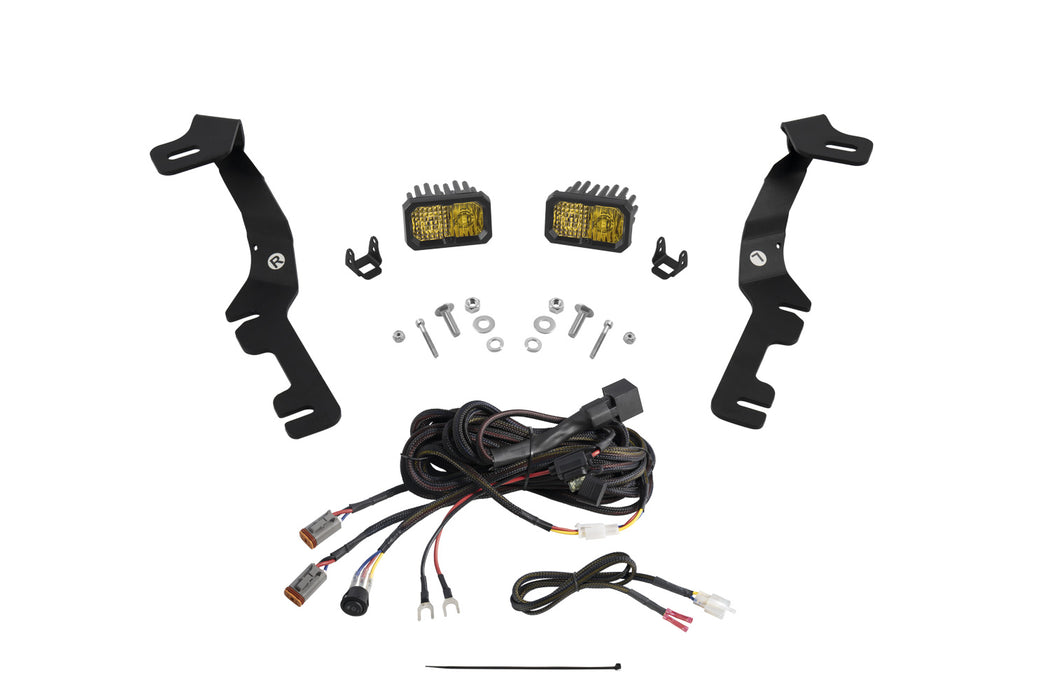 Diode Dynamics - Stage Series Ditch Light Kit For 2019+ Ram C2 Pro Yellow Combo