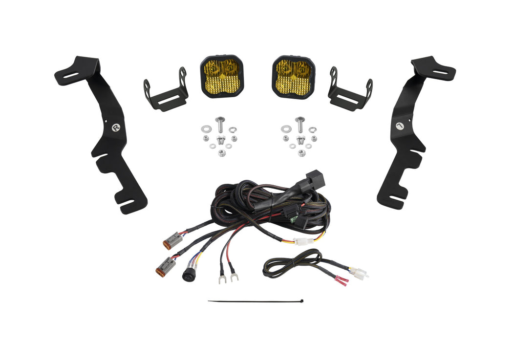 Diode Dynamics - Stage Series Ditch Light Kit For 2019+ Ram SS3 Pro Yellow Combo
